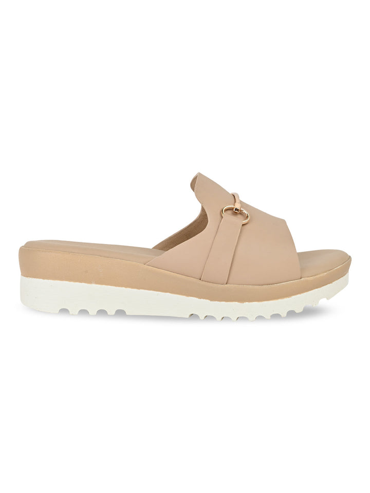 Rocia By Regal Beige Women Casual Wedges