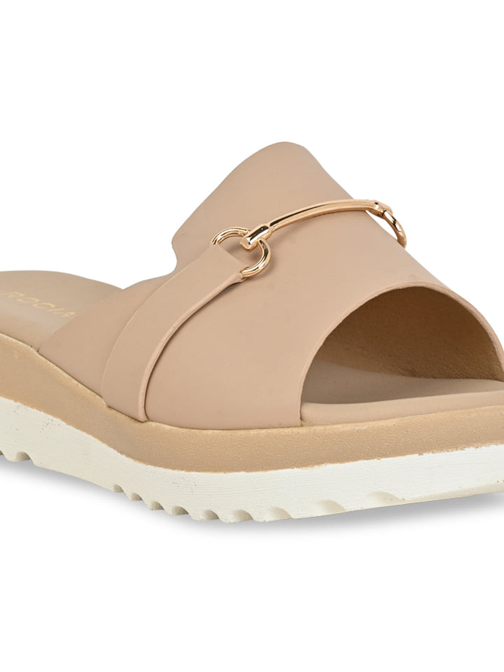 Rocia By Regal Beige Women Casual Wedges