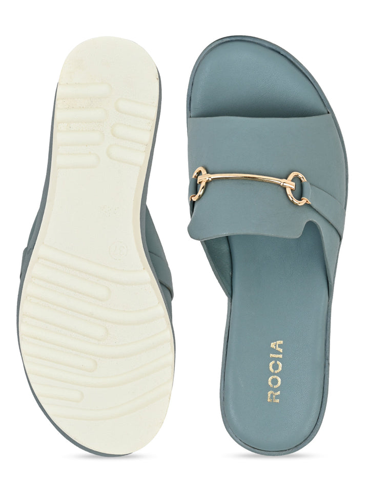 Rocia By Regal Blue Women Casual Wedges