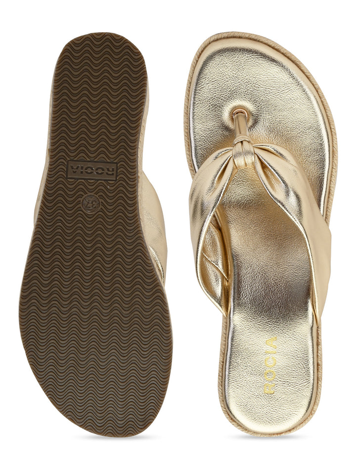 Rocia By Regal Gold Women Casual Slip On Espadrilles