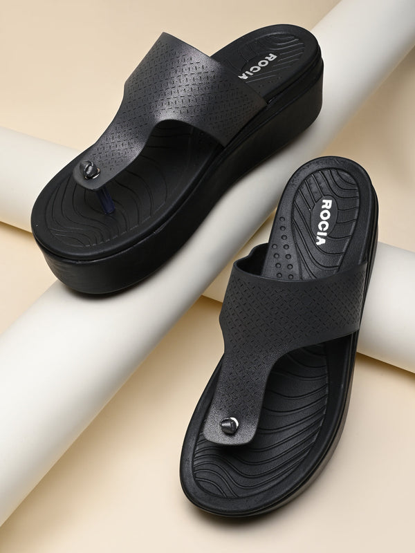 Rocia By Regal Gun Metal Women Casual Wedge Heels