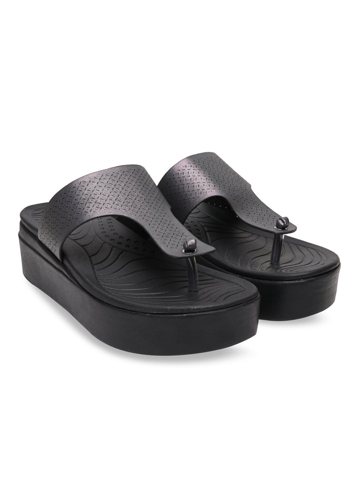 Rocia By Regal Gun Metal Women Casual Wedge Heels