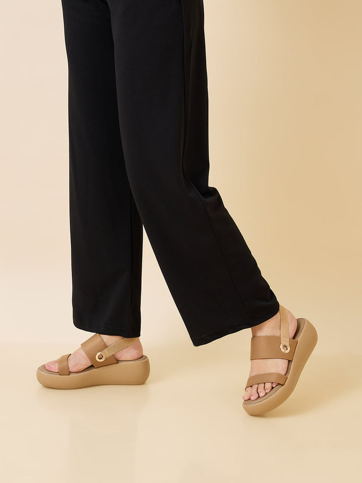 Rocia By Regal Beige Women Casual Smart Wedges