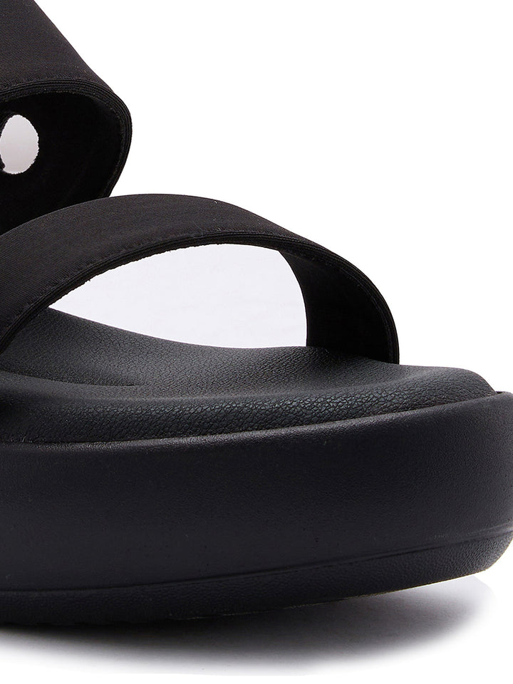 Rocia By Regal Black Women Casual Smart Wedges