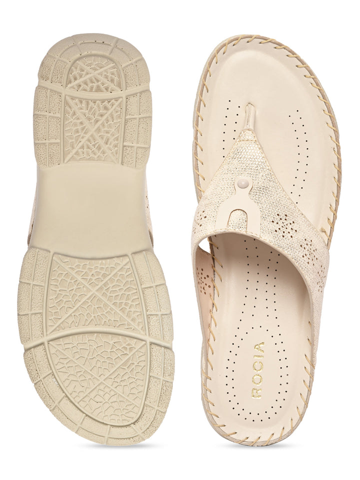 Rocia By Regal Beige Women Casual Smart Wedges