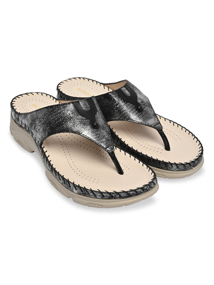 Rocia By Regal Black Women Casual Smart Wedges