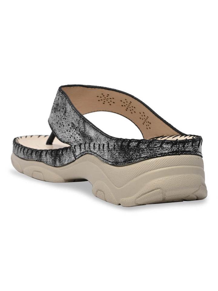 Rocia By Regal Black Women Casual Smart Wedges