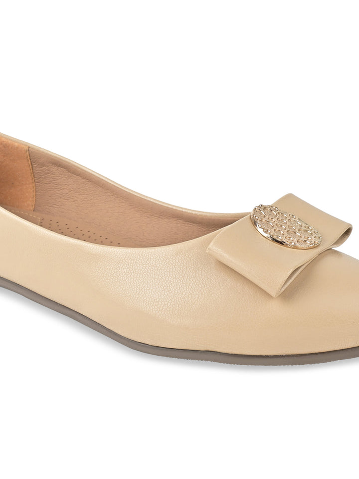 Rocia By Regal Beige Women Ballerinas