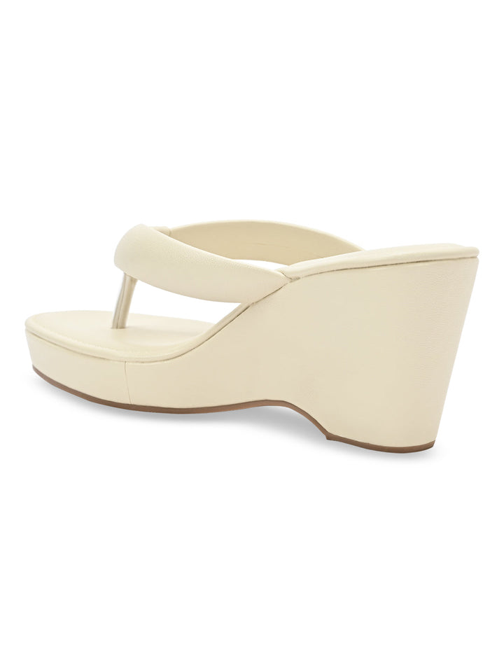 Rocia By Regal Beige Women Casual High Wedges