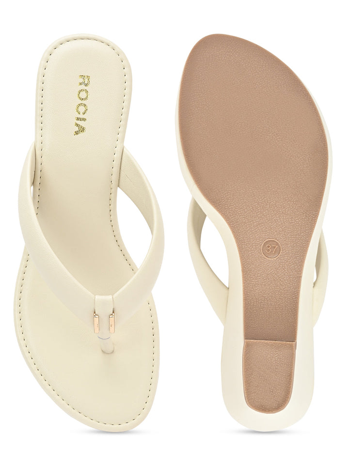 Rocia By Regal Beige Women Casual High Wedges