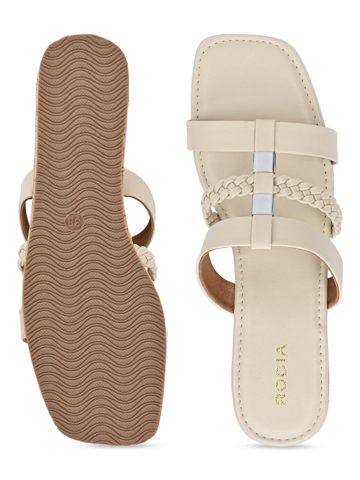 Rocia By Regal Beige Women Casual Wedges