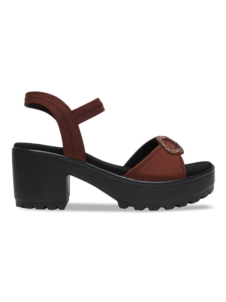 Rocia By Regal Brown Women Casual Platform Sandals