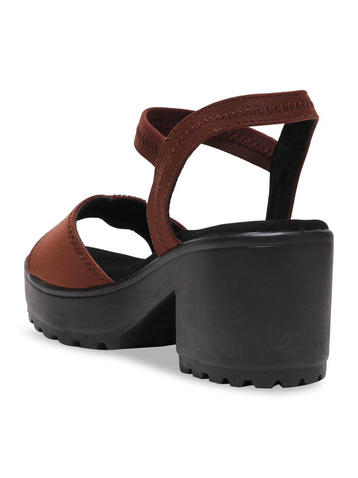 Rocia By Regal Brown Women Casual Platform Sandals