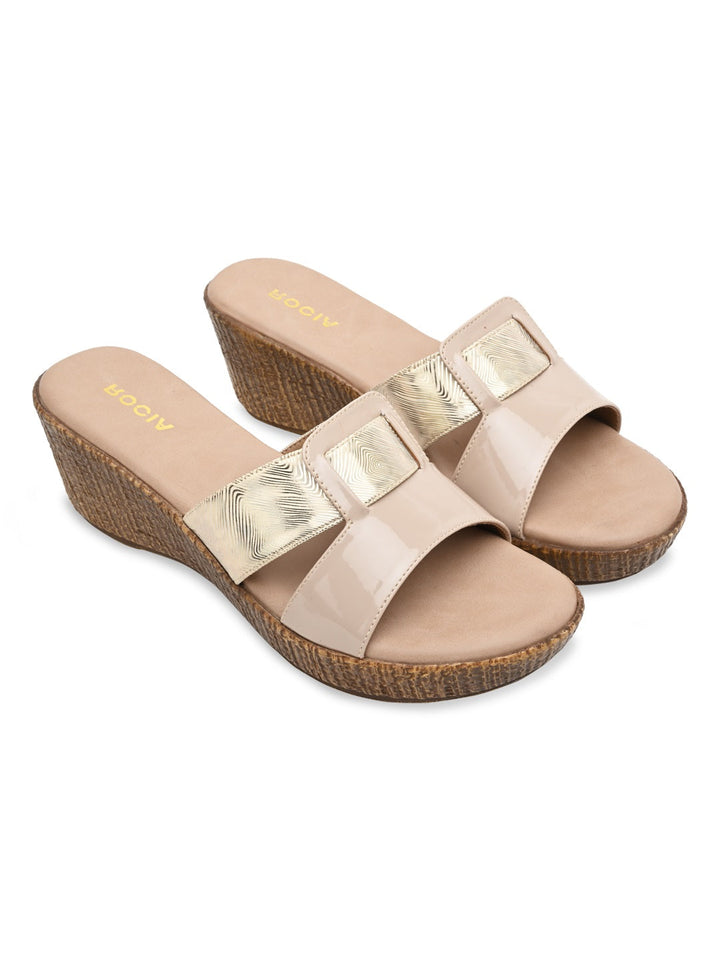 Rocia By Regal Beige Women Casual Platforms