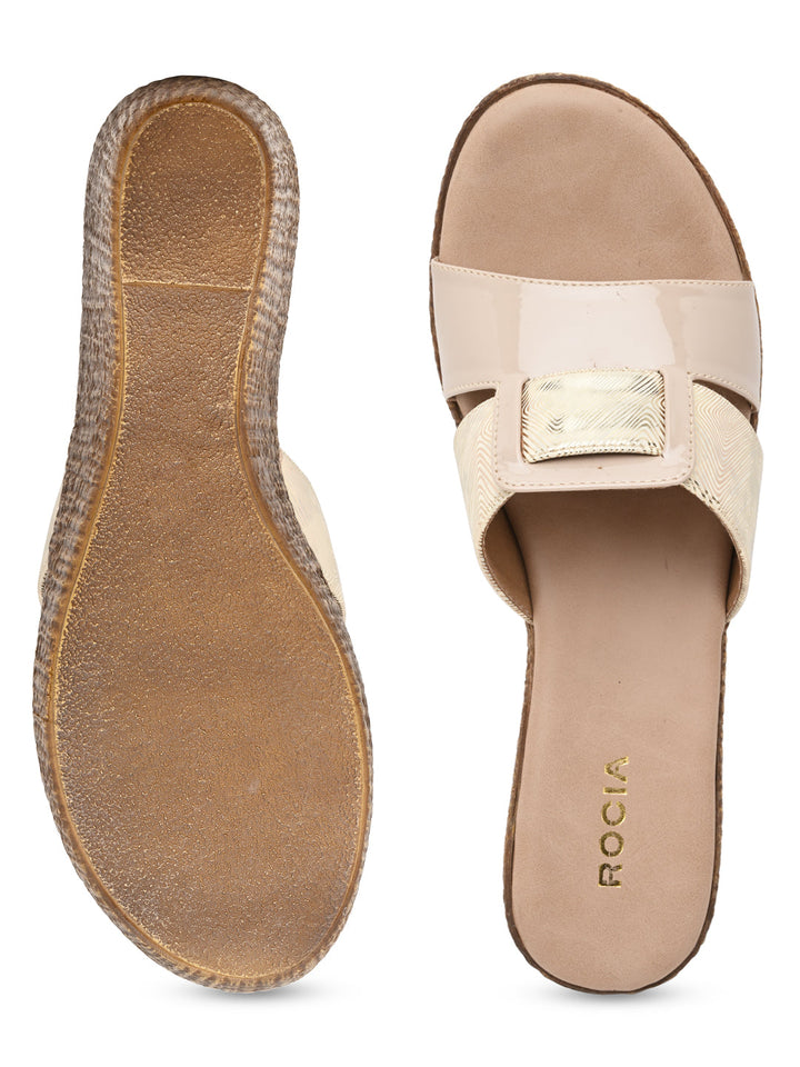 Rocia By Regal Beige Women Casual Platforms