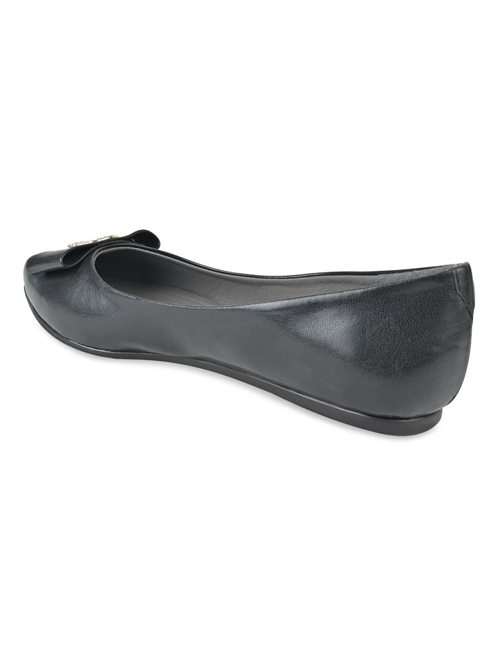 Rocia By Regal Black Women Ballerinas