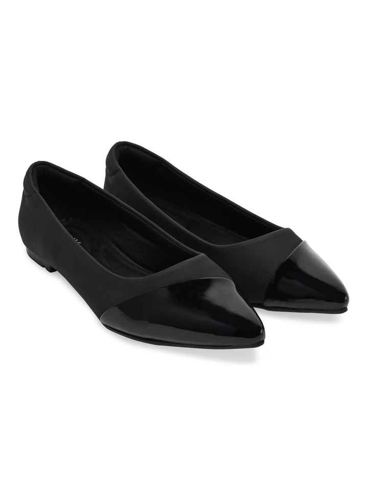 Rocia By Regal Black Women Ballerinas