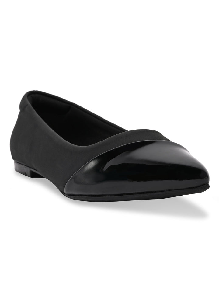 Rocia By Regal Black Women Ballerinas