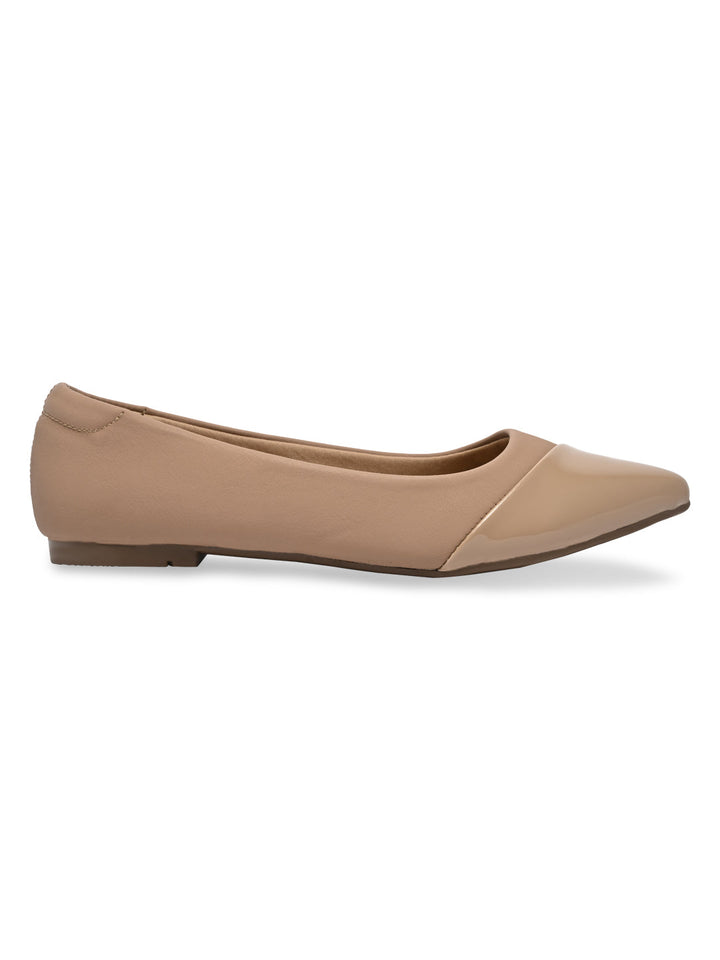 Rocia By Regal Taupe Women Ballerinas