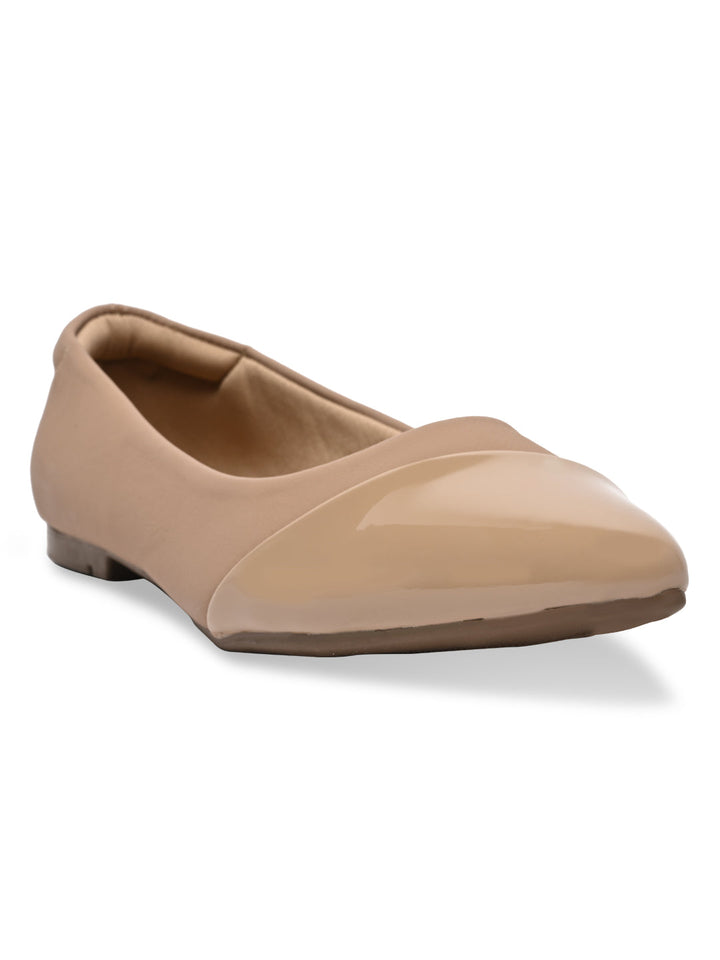 Rocia By Regal Taupe Women Ballerinas