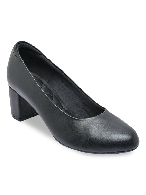 Rocia By Regal Black Women Comfort Pumps