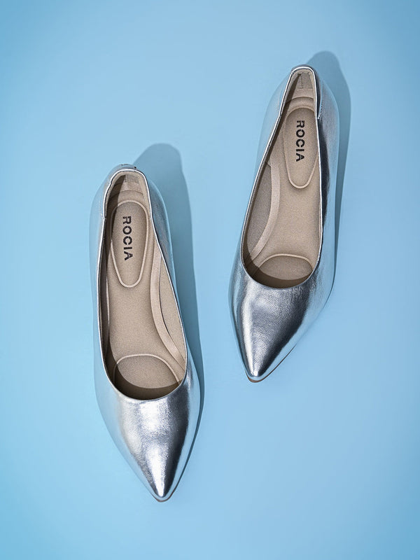 Rocia By Regal Silver Women High Heel Pumps