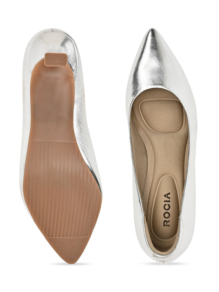 Rocia By Regal Silver Women High Heel Pumps