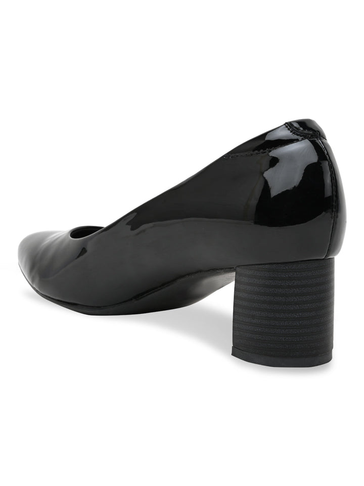 Rocia By Regal Black Women Patent Pumps