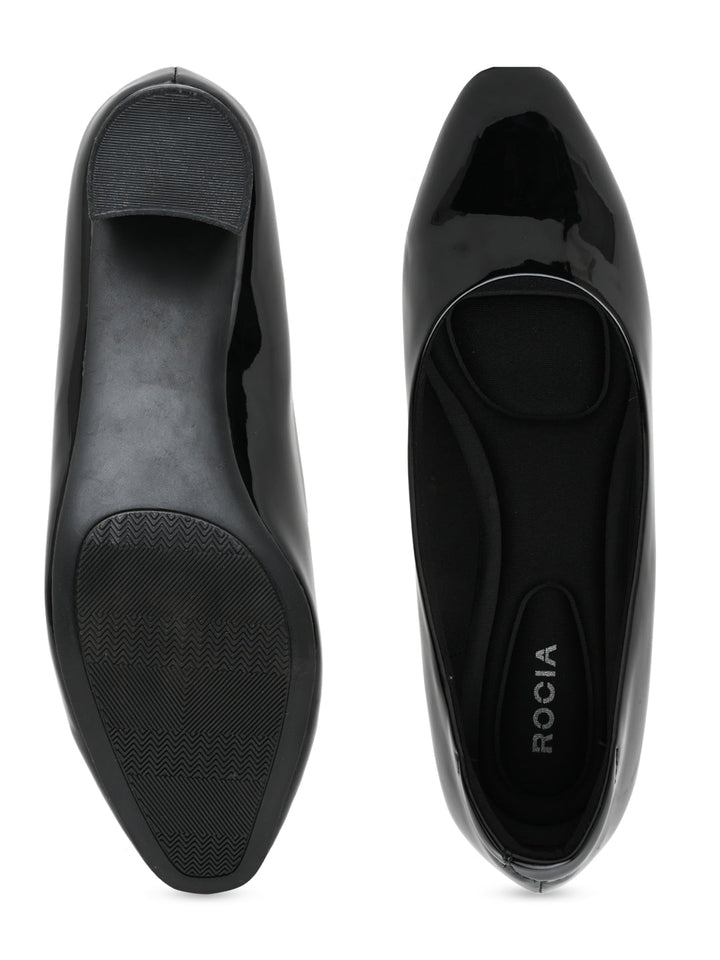 Rocia By Regal Black Women Patent Pumps