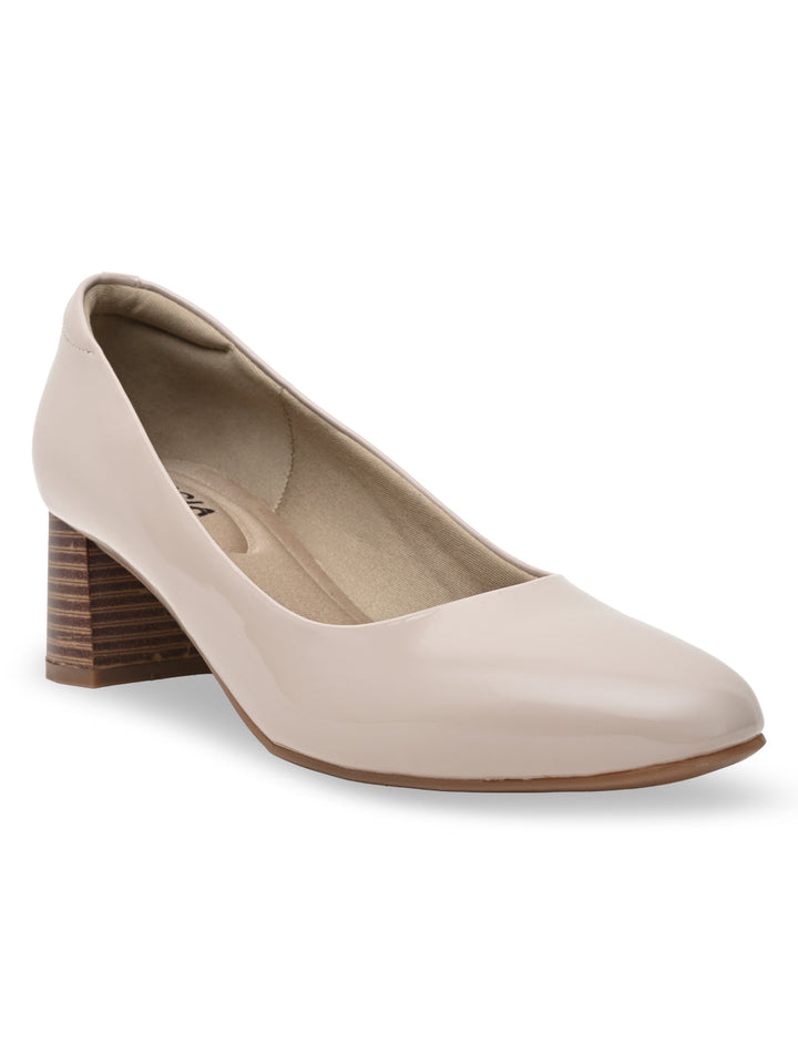 Rocia By Regal Nude Women Patent Pumps