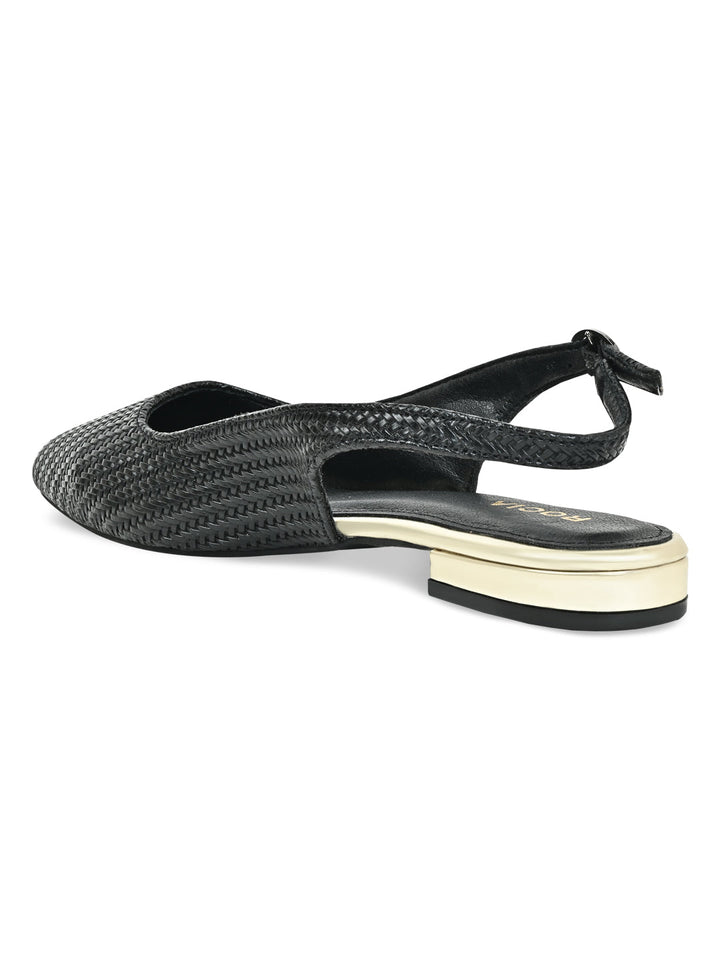 Rocia By Regal Black Women Chatai Slingback