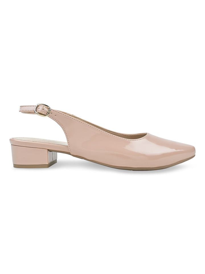 Rocia By Regal Nude Women Sling Back Pumps