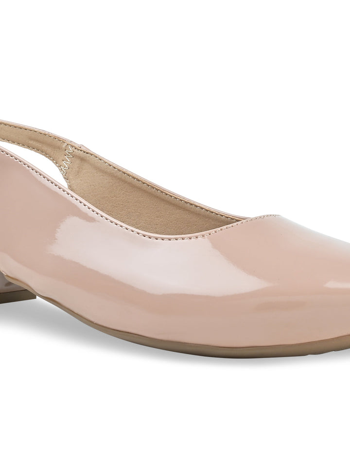 Rocia By Regal Nude Women Sling Back Pumps