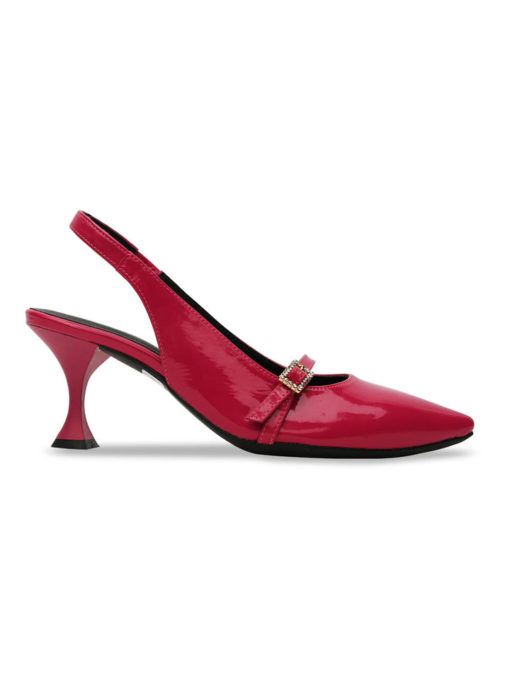 Rocia By Regal Pink Women High Heel Sling Back Pumps