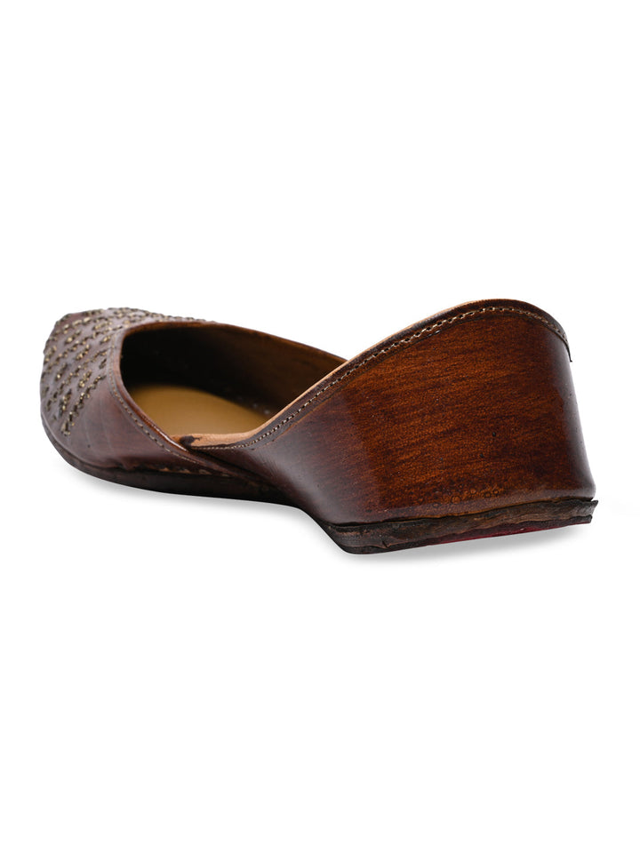 Rocia By Regal Brown Women Leather Jutties