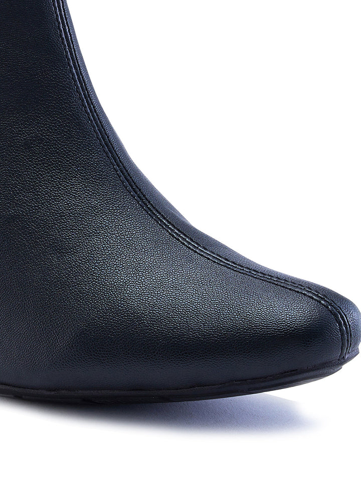 Rocia By Regal Black Women Ankle Length Boots