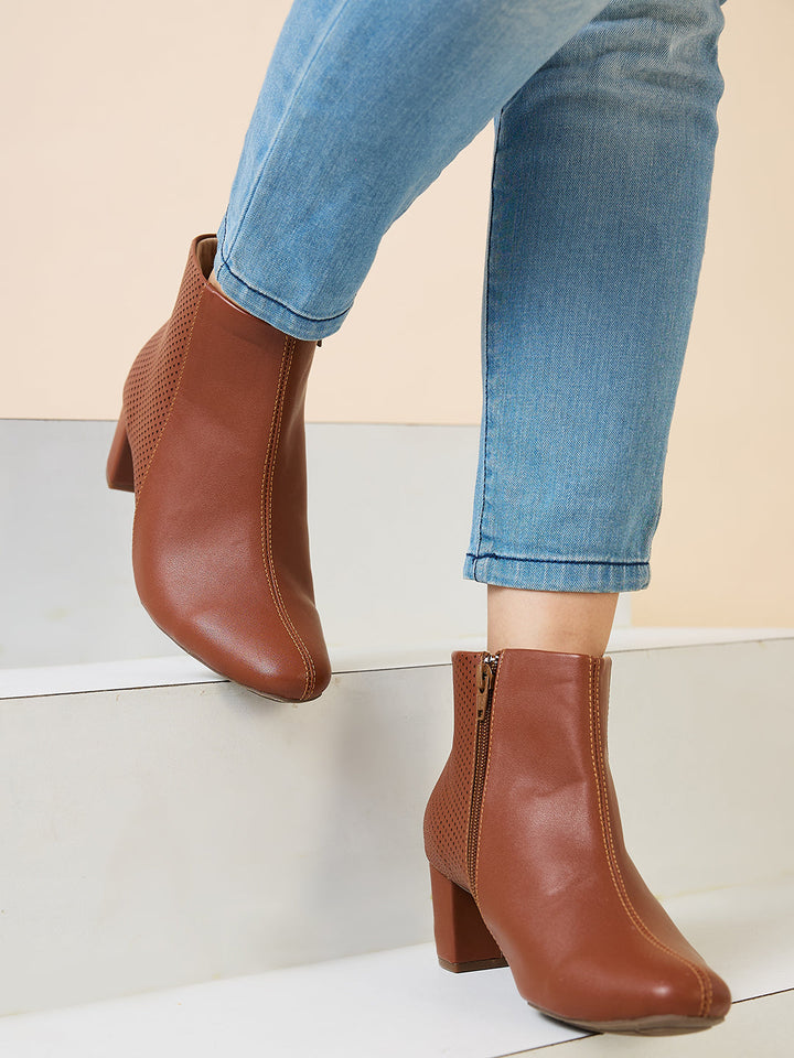 Rocia By Regal Tan Women Ankle Length Boots