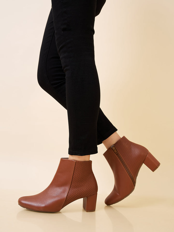 Rocia By Regal Tan Women Ankle Length Boots