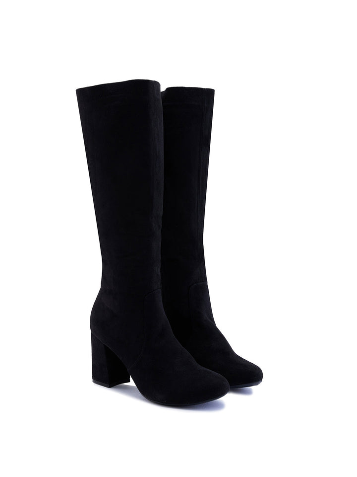 Rocia By Regal Black Women Knee Length Boots