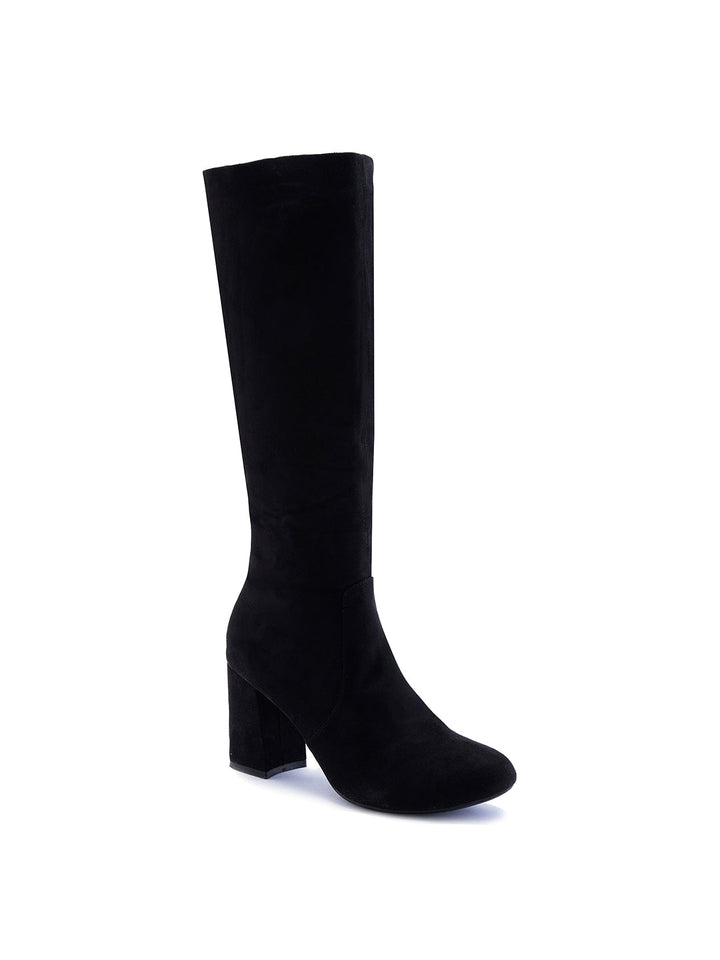 Rocia By Regal Black Women Knee Length Boots