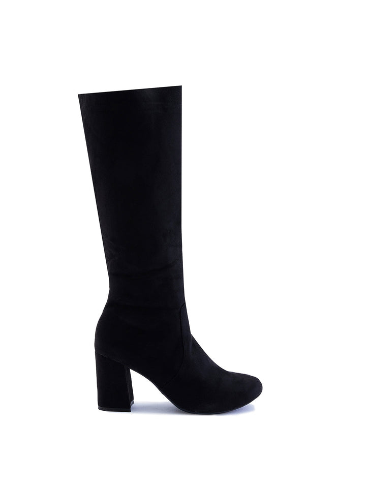 Rocia By Regal Black Women Knee Length Boots