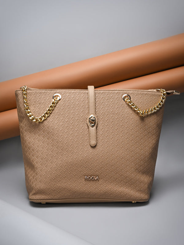 Rocia By Regal Brown Women Casual Classy Handbag