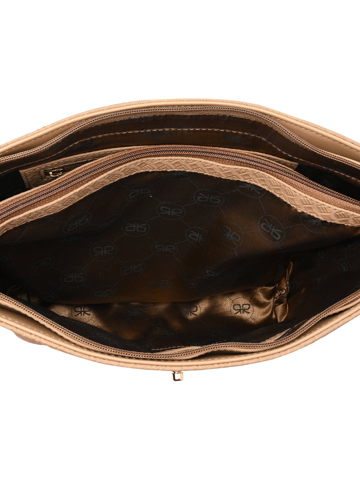 Rocia By Regal Brown Women Casual Classy Handbag