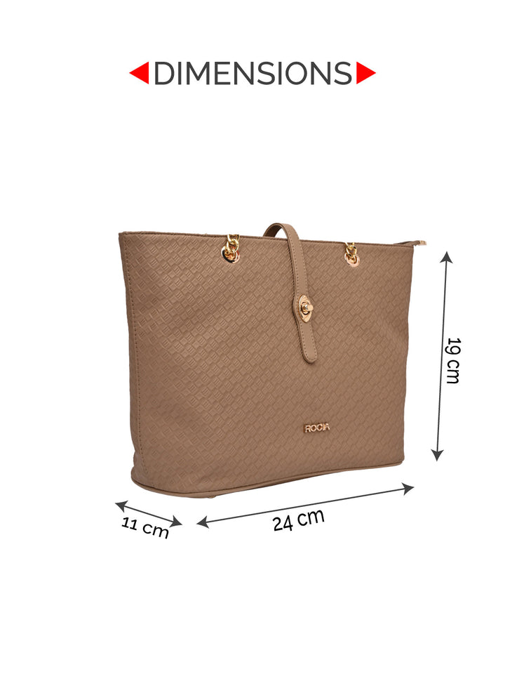 Rocia By Regal Brown Women Casual Classy Handbag