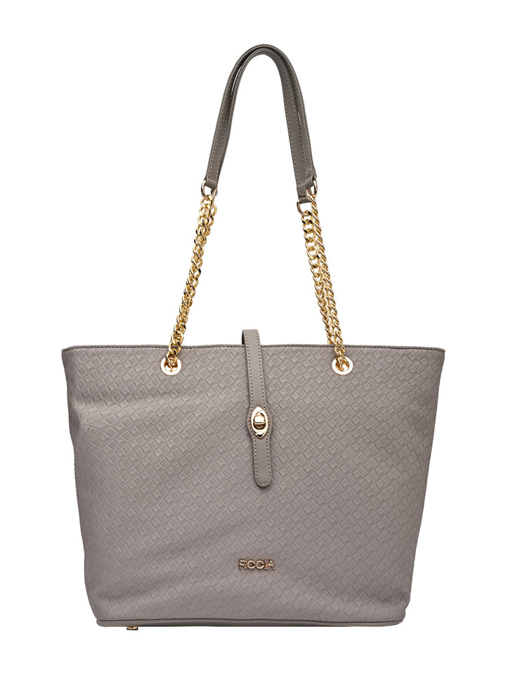 Rocia By Regal Grey Womentextured Tote Bag