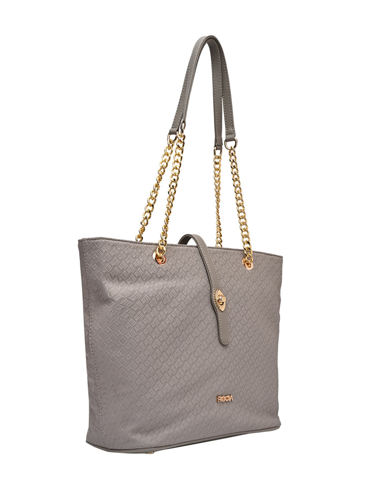 Rocia By Regal Grey Womentextured Tote Bag