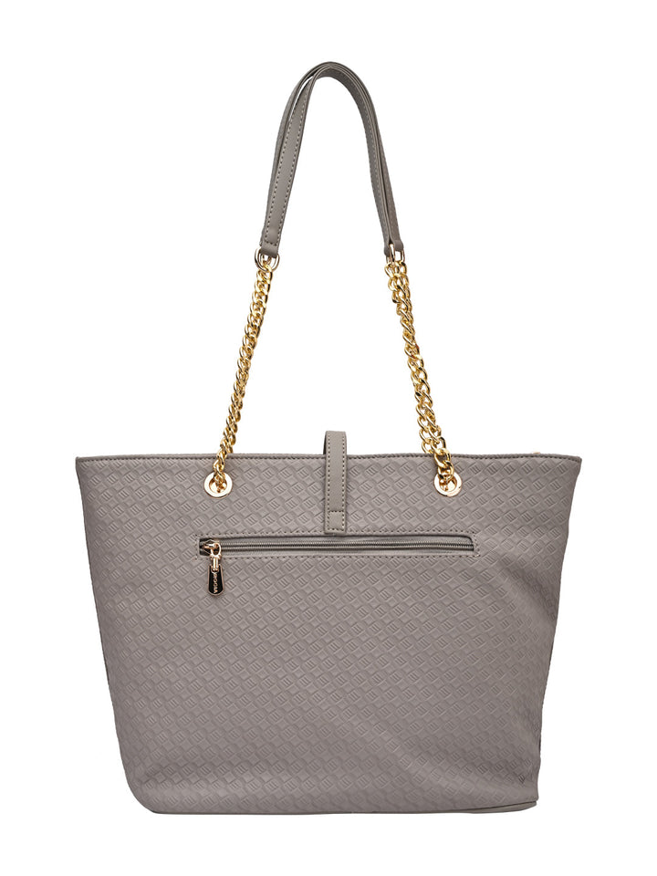 Rocia By Regal Grey Womentextured Tote Bag