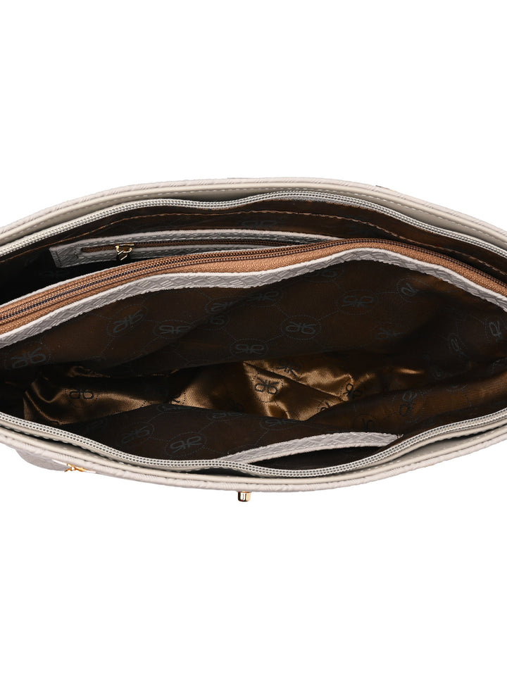 Rocia By Regal Grey Womentextured Tote Bag