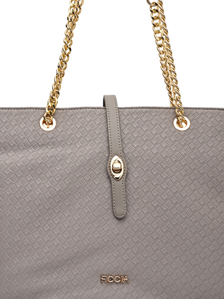 Rocia By Regal Grey Womentextured Tote Bag