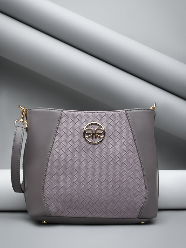 Rocia By Regal Lilac Women Woven Handbag